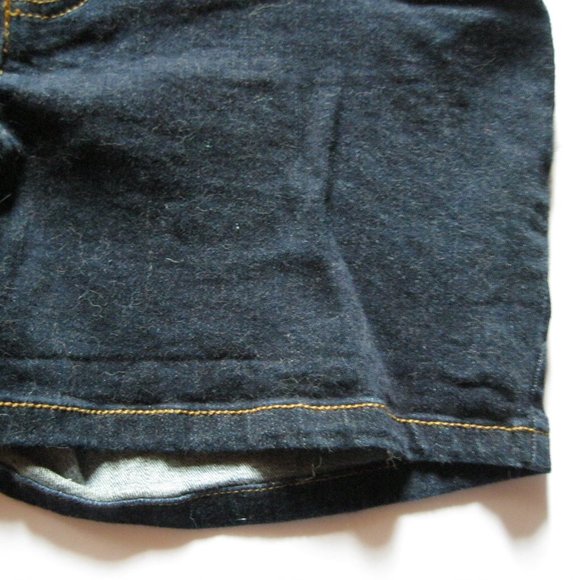 Indigo Blue Dark Wash Jean Shorts - Picture 4 of 9